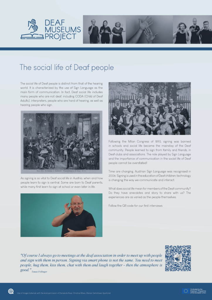 The social life of Deaf people