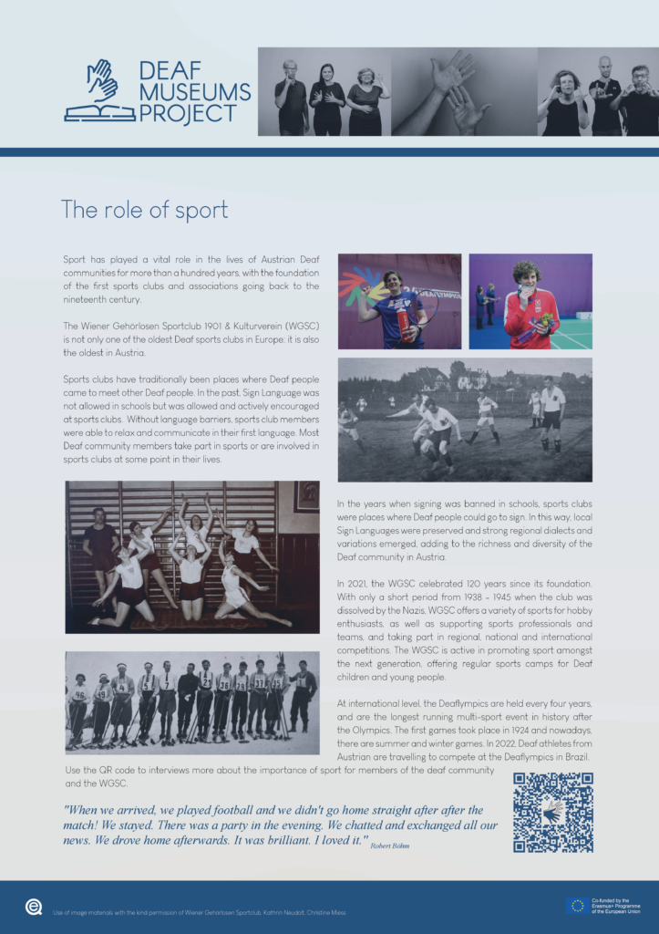The role of sport
