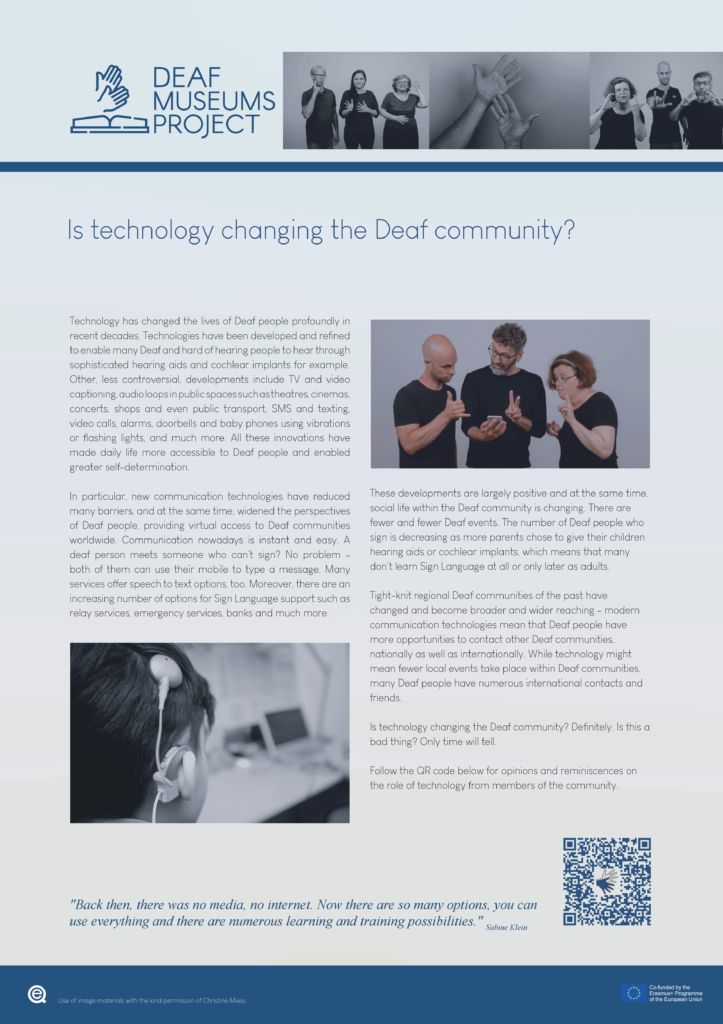 Is technology changing the Deaf community?